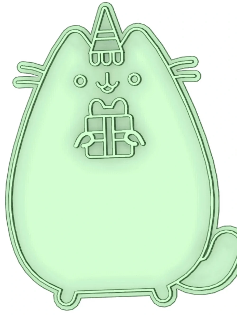 Pusheen cookie cutter